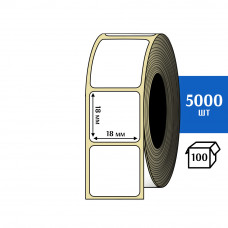 Термоэтикетка ЭКО 18x18 мм (5000шт) Eco