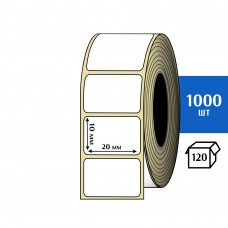 Термоэтикетка ЭКО 20x10 мм (1000шт) Eco