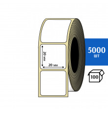 Термоэтикетка ЭКО 20x20 мм (5000шт) Eco