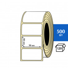 Термоэтикетка ЭКО 30x10 мм (500шт) Eco