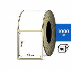 Термоэтикетка ЭКО 40x60 мм (1000шт) Eco