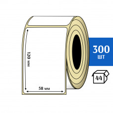 Термоэтикетка ЭКО 58x120 мм (300шт) Eco