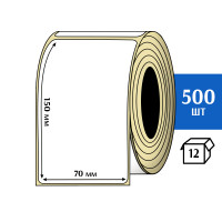 Термоэтикетка ЭКО 70x150 мм (500шт) Eco