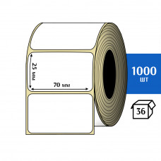 Термоэтикетка ЭКО 70x25 мм (1000шт) Eco