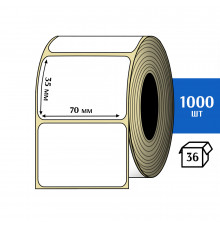 Термоэтикетка ЭКО 70x35 мм (1000шт) Eco