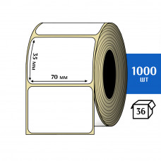 Термоэтикетка ЭКО 70x35 мм (1000шт) Eco