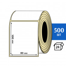Термоэтикетка ТОП 80х100 (500шт) TOP