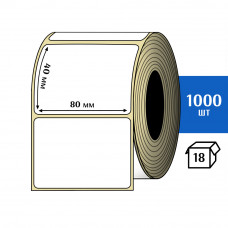 Термоэтикетка ЭКО 80x40 мм (1000шт) Eco
