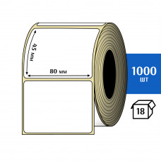 Термоэтикетка ЭКО 80x45 мм (1000шт) Eco