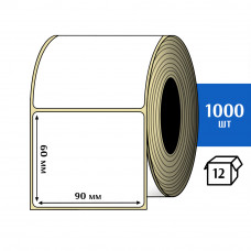 Термоэтикетка ЭКО 90x60 мм (1000шт) Eco