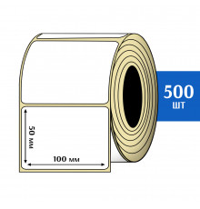 Термоэтикетка ЭКО 100x50 мм (500шт) Eco