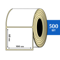 Термоэтикетки 100х60 (500 шт)