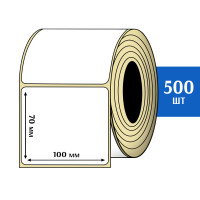 Термоэтикетки 100х70 мм (500 шт)