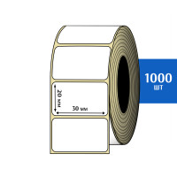 Термоэтикетки 30х20мм (1000 шт)