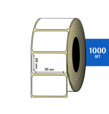 Термоэтикетка ЭКО 30x20 мм (1000шт) Eco
