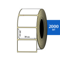 Термоэтикетки 30х20 мм (2000 шт)