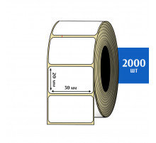 Термоэтикетка ЭКО 30x20 мм (2000шт) Eco