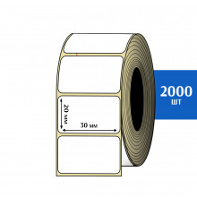 Термоэтикетка ЭКО 30x20 мм (2000шт) Eco