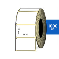 Термоэтикетки 38x25 мм (1000 шт)