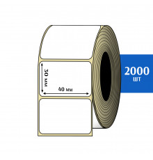 Термоэтикетка ЭКО 40x30 мм (2000шт) Eco