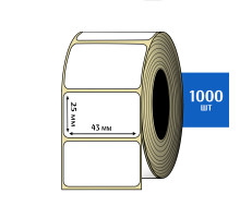 Термоэтикетка ЭКО 43x25 мм (1000шт) Eco