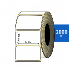 Термоэтикетка ЭКО 47x25 мм (2000шт) Eco