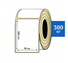 Термоэтикетка ЭКО 58x100 мм (300шт) Eco