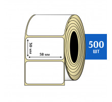 Термоэтикетка ЭКО 58x30 мм (500шт) Eco