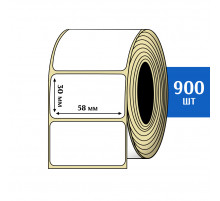 Термоэтикетка ЭКО 58x30 мм (900шт) Eco
