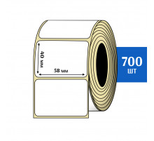 Термоэтикетка ТОП 58x40мм (700 шт) TOP