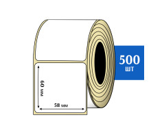 Термоэтикетка ЭКО 58x60 мм (500шт) Eco