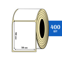 Термоэтикетки 58х90 мм (400 шт)