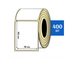 Термоэтикетка ЭКО 58x90 мм (400шт) Eco