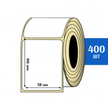 Термоэтикетка ЭКО 58x90 мм (400шт) Eco