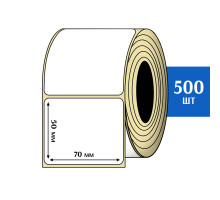 Термоэтикетка ЭКО 70x50 мм (500шт) Eco