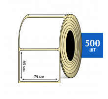 Термоэтикетка ЭКО 74x45 мм (500шт) Eco