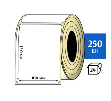 Термотрансферная этикетка ПЛГ 100x150 (250) COAT