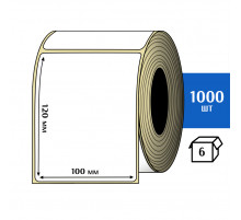 Термотрансферная этикетка ПЛГ 100х120 (1000) COAT