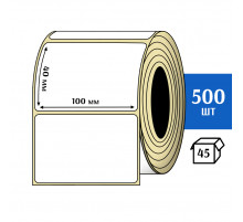 Термотрансферная этикетка ПЛГ 100х40 (500) COAT