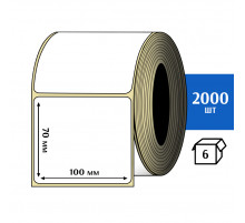 Термотрансферная этикетка ПЛГ 100х70 (2000) COAT 76 втулка