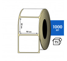 Термотрансферная этикетка ПЛГ 40х40 (1000) COAT