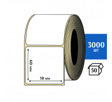 Термотрансферная этикетка ПЛГ 58х60 (3000) COAT  76 втулка