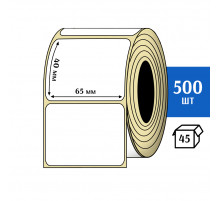 Термотрансферная этикетка ПЛГ 65х35 (500) COAT