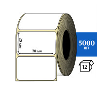 Термотрансферная этикетка ПЛГ 70х25 (5000) COAT