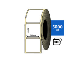 Термоэтикетка ТОП 20х20 (5000шт) TOP