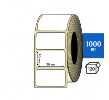 Термотрансферная этикетка ПЛГ 30x10 (1000) COAT