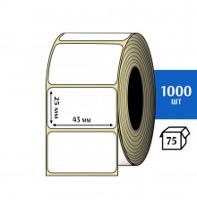 Термоэтикетка ТОП 43х25 (1000шт) TOP