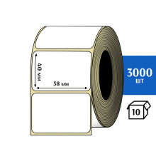 Термоэтикетка ТОП 58х40 (3000шт) TOP