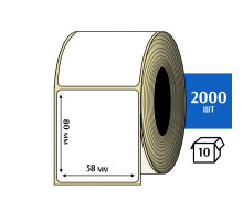 Термоэтикетка ТОП 58х80 (2000шт) TOP