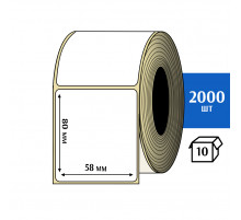 Термоэтикетка ТОП 58х80 (2000шт) TOP